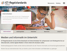 Tablet Screenshot of ict-regelstandards.ch